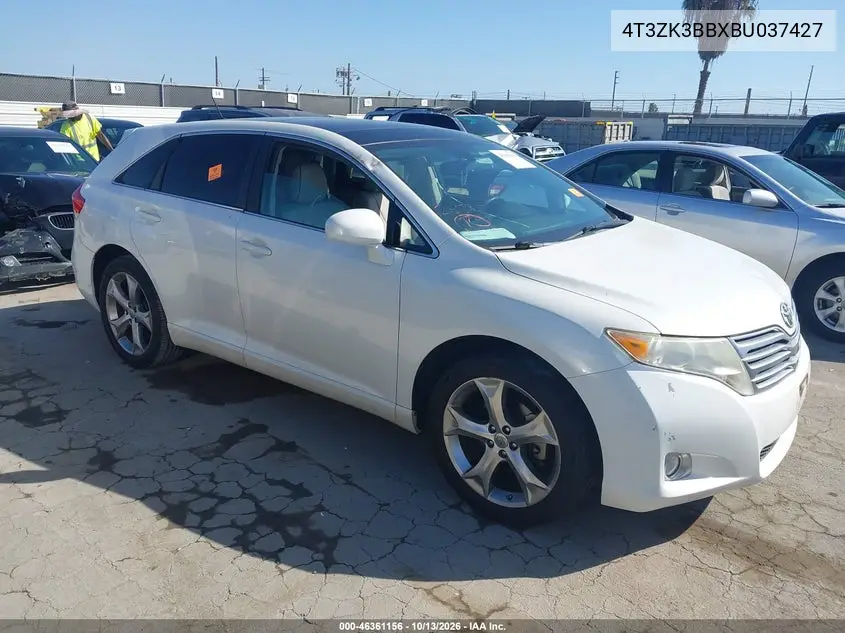 TOYOTA VENZA 2011, VIN 4T3ZK3BBXBU037427