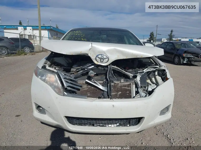 2012 TOYOTA VENZA VIN 4T3BK3BB9CU067635 — фото 13