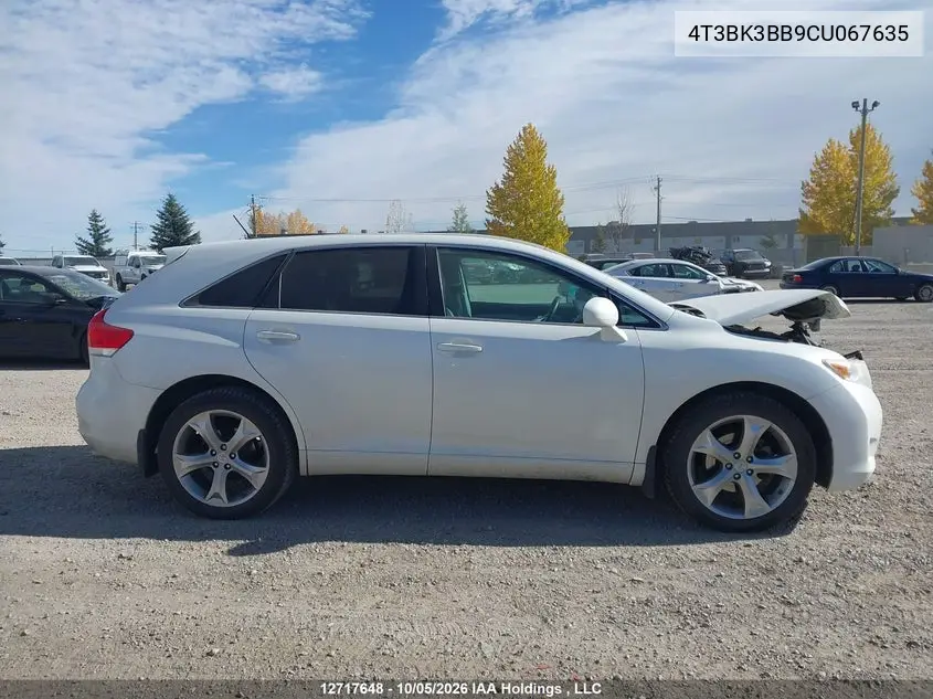 2012 TOYOTA VENZA VIN 4T3BK3BB9CU067635 — фото 14