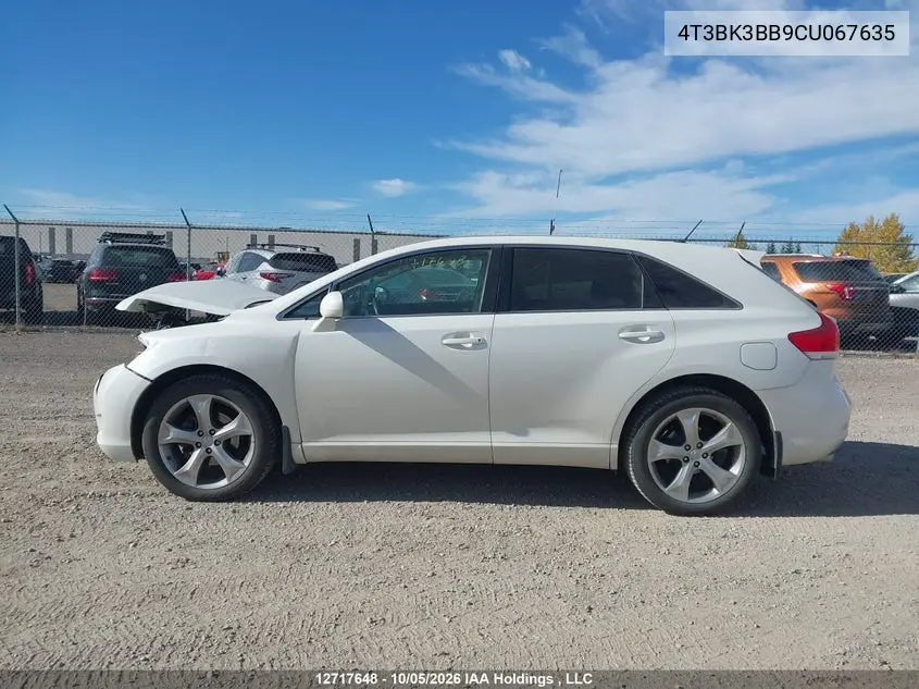 2012 TOYOTA VENZA VIN 4T3BK3BB9CU067635 — фото 15