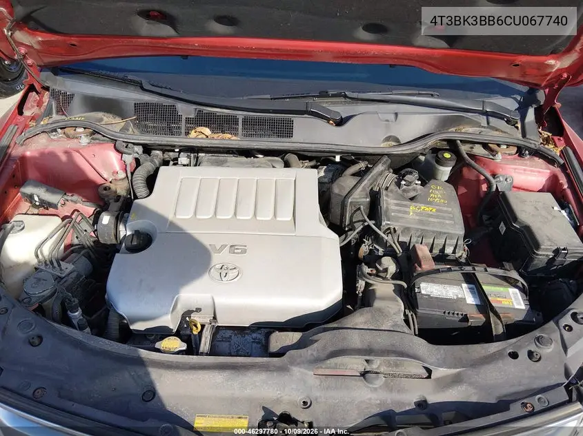 2012 TOYOTA VENZA VIN 4T3BK3BB6CU067740 — фото 10
