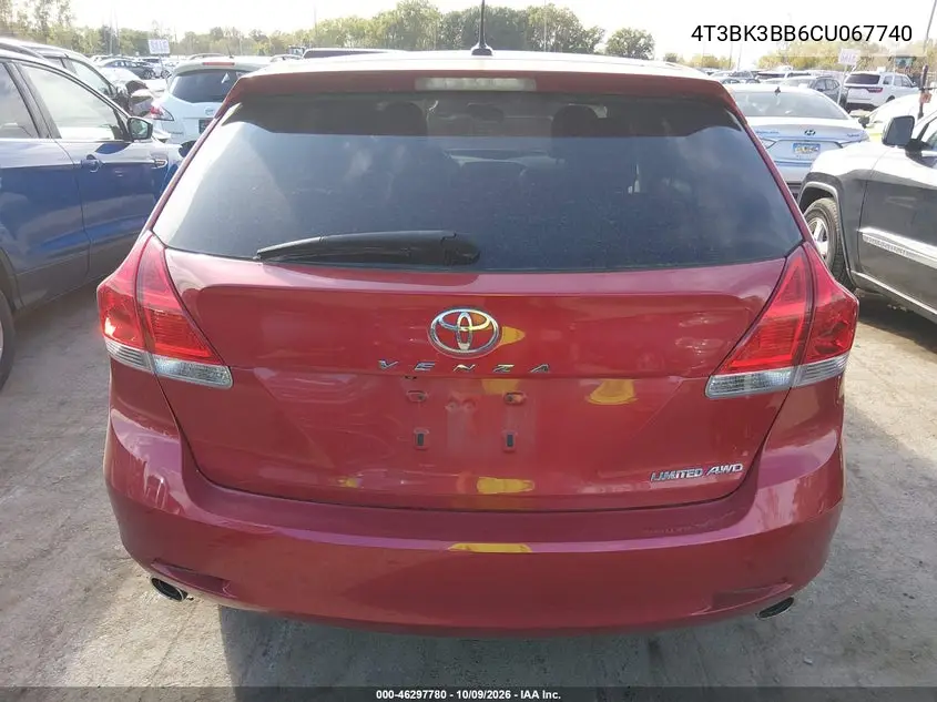 2012 TOYOTA VENZA VIN 4T3BK3BB6CU067740 — фото 16