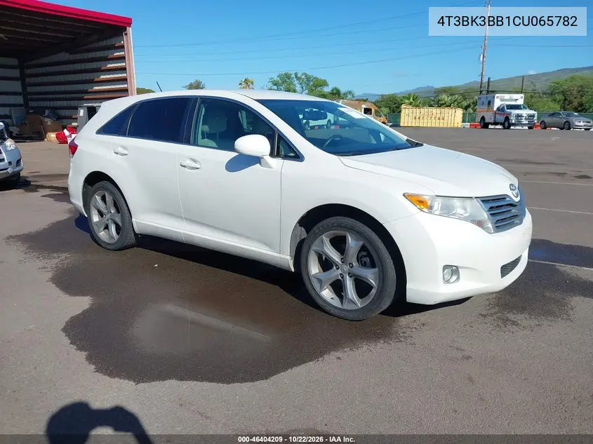 TOYOTA VENZA 2012, VIN 4T3BK3BB1CU065782