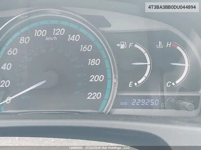 2013 TOYOTA VENZA VIN 4T3BA3BB0DU044894 — фото 14
