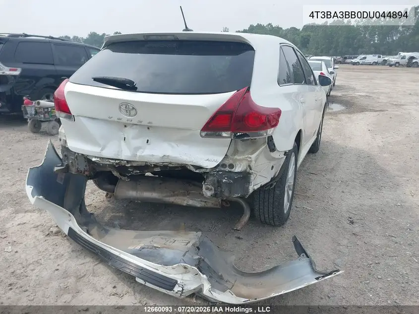 2013 TOYOTA VENZA VIN 4T3BA3BB0DU044894 — фото 6