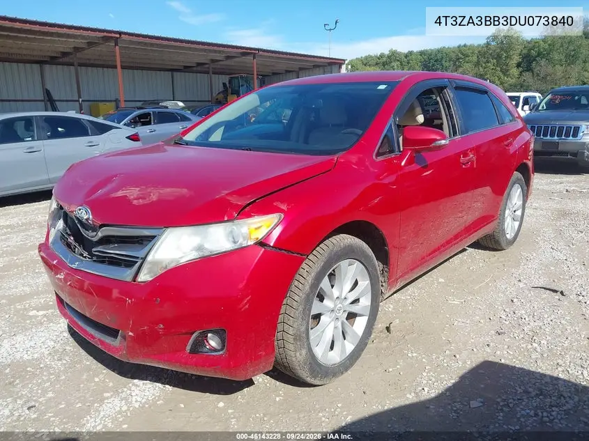 2013 TOYOTA VENZA VIN 4T3ZA3BB3DU073840 — фото 2