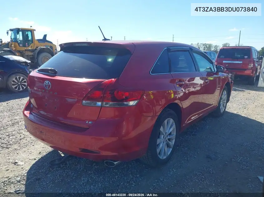 2013 TOYOTA VENZA VIN 4T3ZA3BB3DU073840 — фото 4