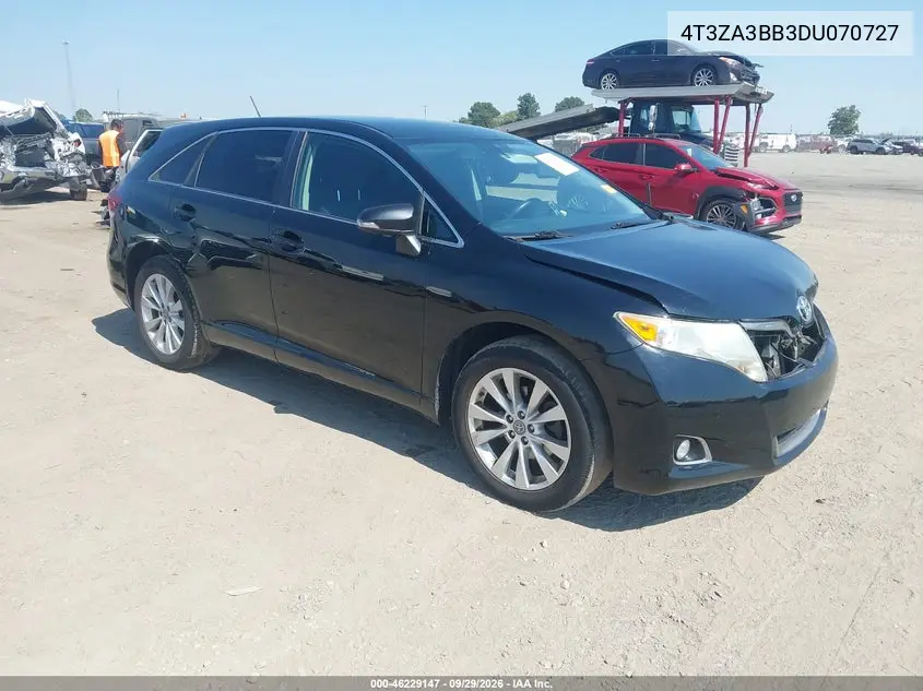 TOYOTA VENZA 2013, VIN 4T3ZA3BB3DU070727