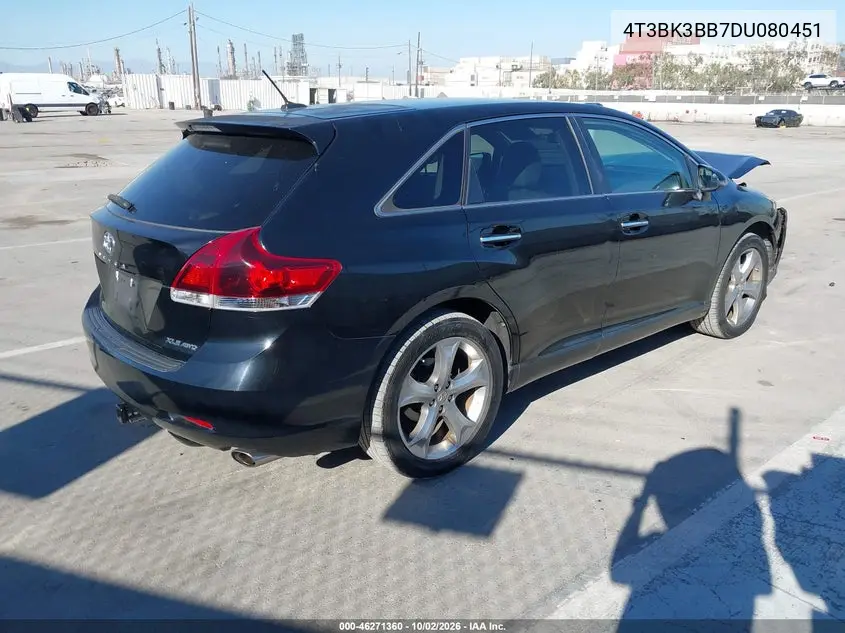 2013 TOYOTA VENZA VIN 4T3BK3BB7DU080451 — фото 4