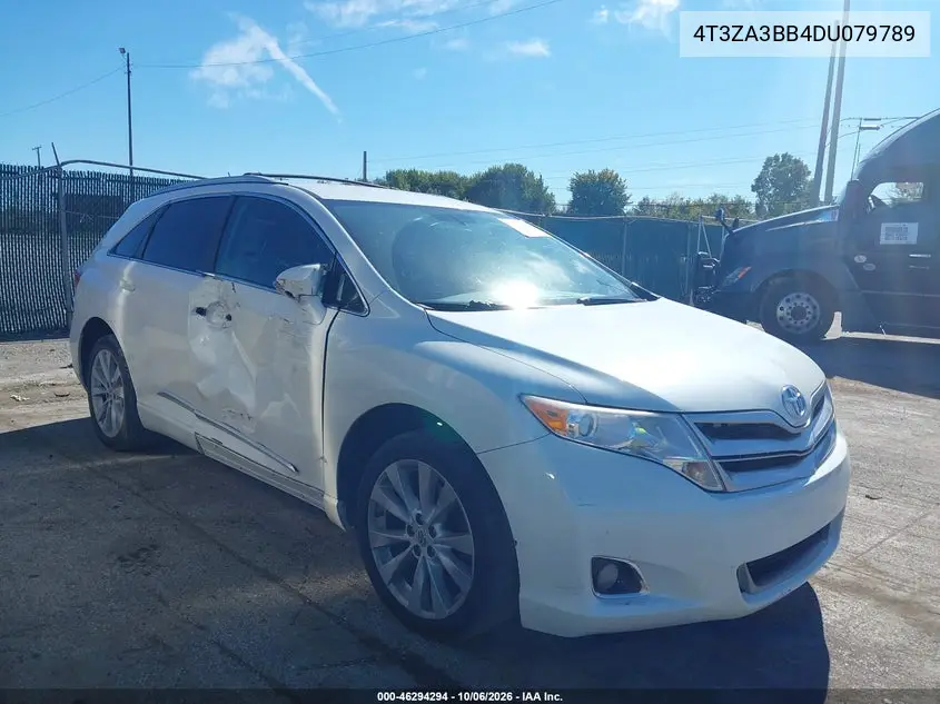 TOYOTA VENZA 2013, VIN 4T3ZA3BB4DU079789