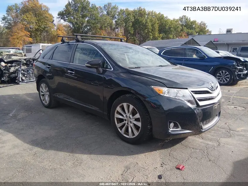 TOYOTA VENZA 2013, VIN 4T3BA3BB7DU039241