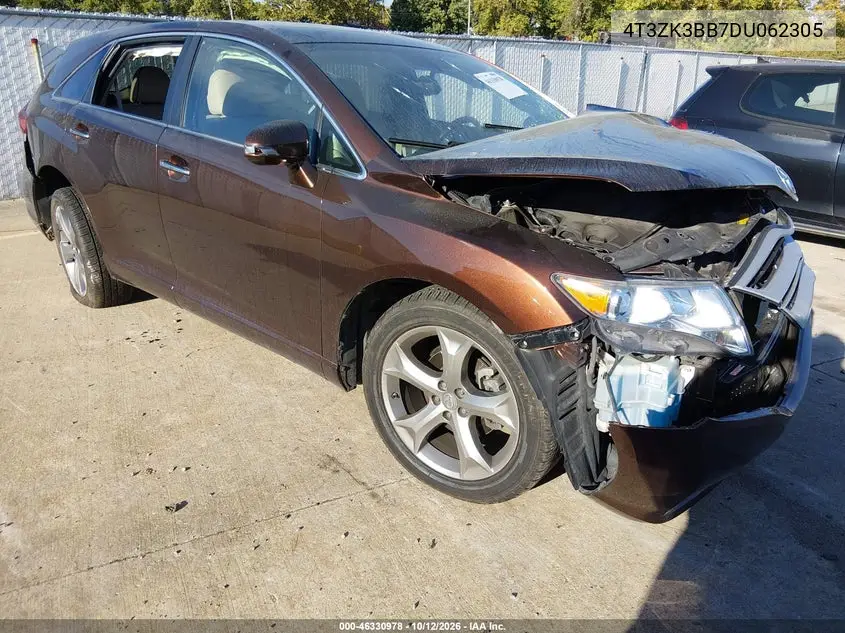 TOYOTA VENZA 2013, VIN 4T3ZK3BB7DU062305