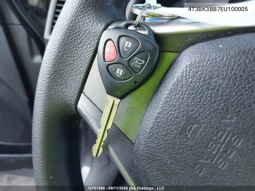2014 TOYOTA VENZA VIN 4T3BK3BB7EU100005 — фото 11