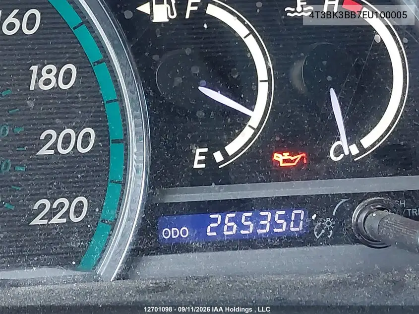 2014 TOYOTA VENZA VIN 4T3BK3BB7EU100005 — фото 15