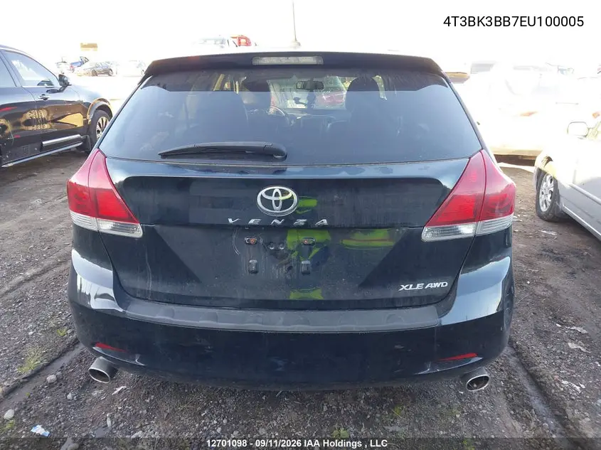 2014 TOYOTA VENZA VIN 4T3BK3BB7EU100005 — фото 16