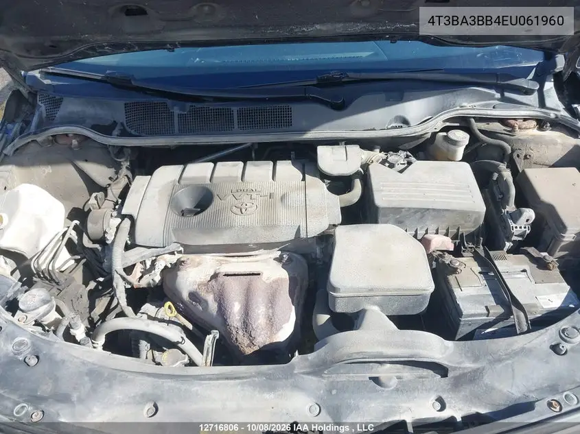 2014 TOYOTA VENZA VIN 4T3BA3BB4EU061960 — фото 10