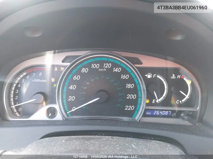 2014 TOYOTA VENZA VIN 4T3BA3BB4EU061960 — фото 7