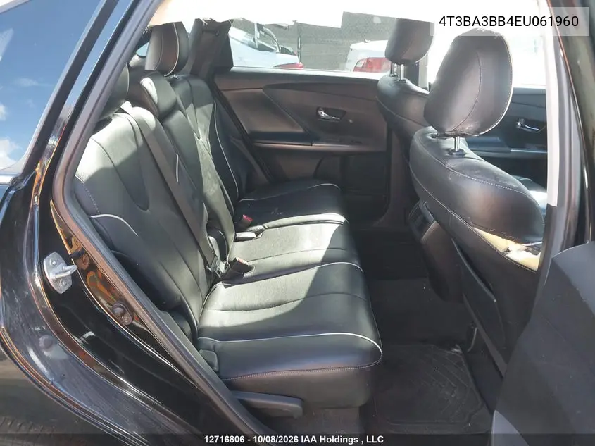 2014 TOYOTA VENZA VIN 4T3BA3BB4EU061960 — фото 8
