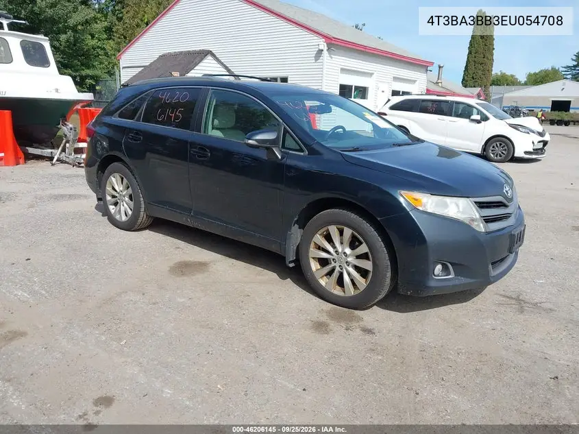TOYOTA VENZA 2014, VIN 4T3BA3BB3EU054708