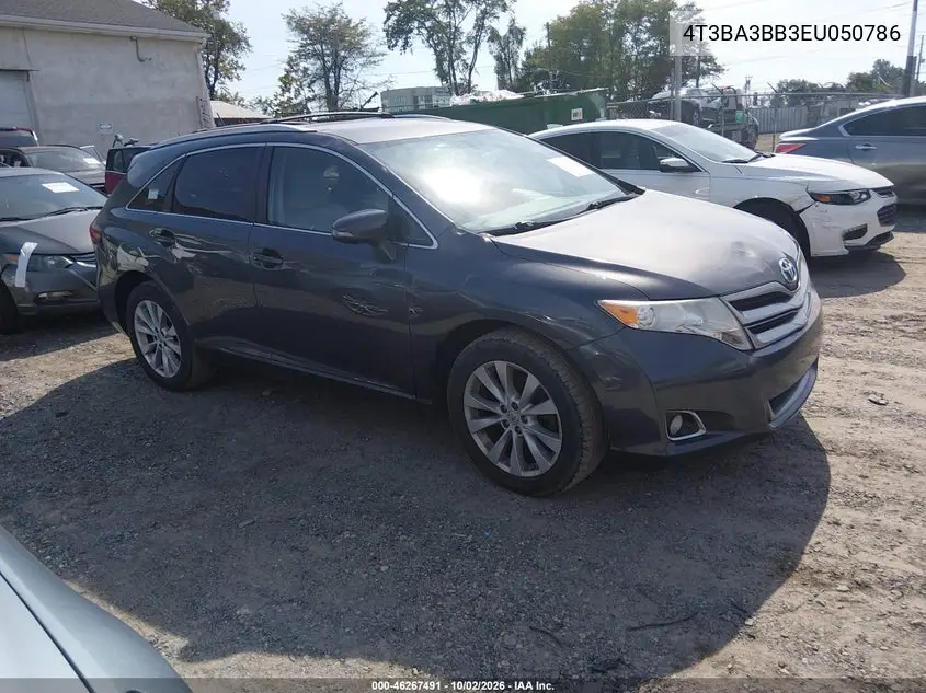 TOYOTA VENZA 2014, VIN 4T3BA3BB3EU050786