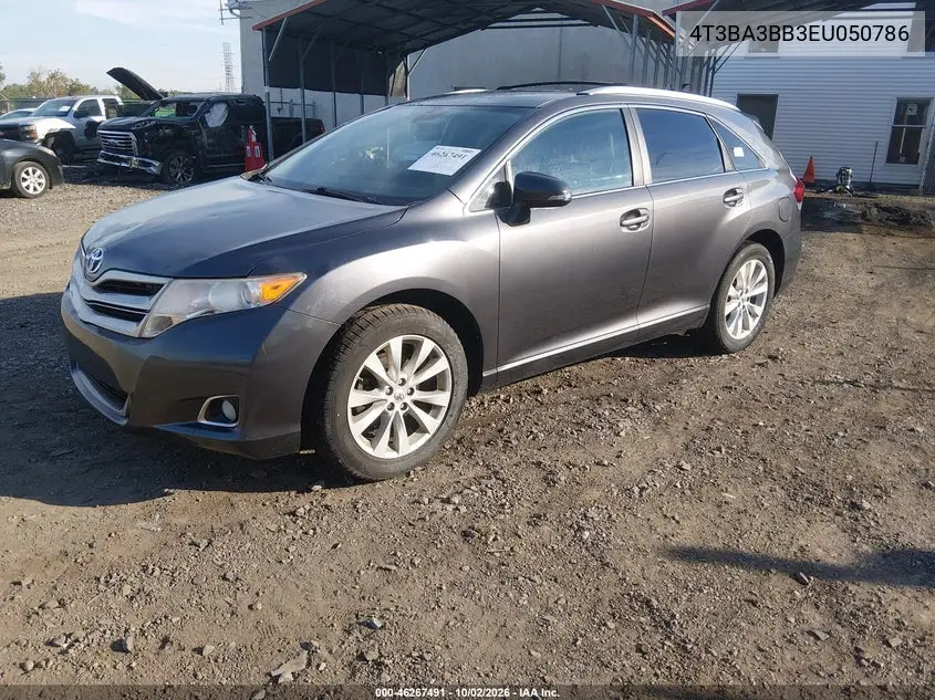 2014 TOYOTA VENZA VIN 4T3BA3BB3EU050786 — фото 2