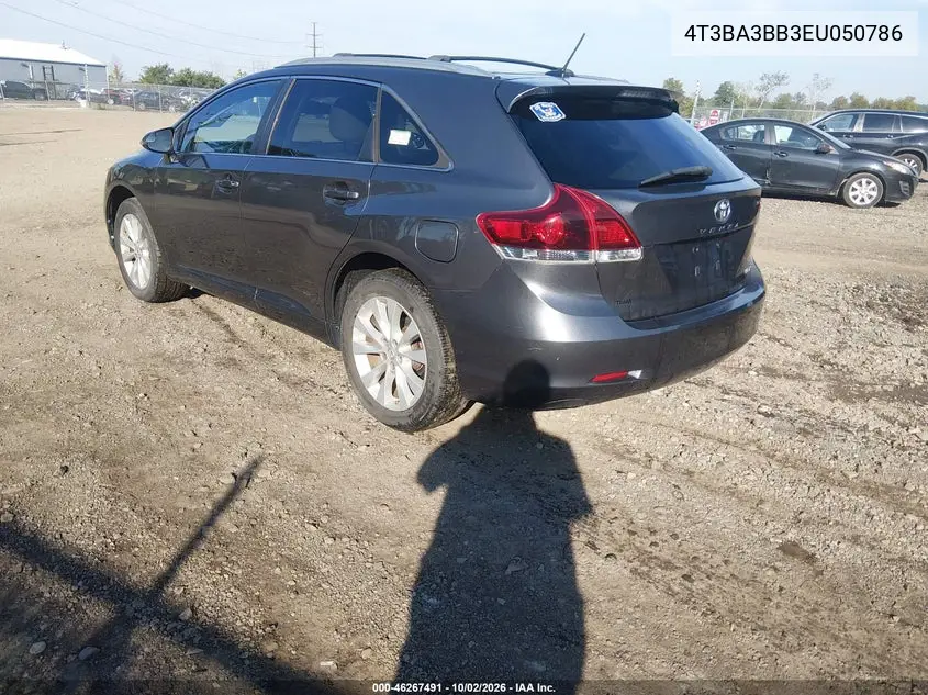 2014 TOYOTA VENZA VIN 4T3BA3BB3EU050786 — фото 3