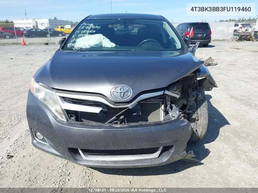 2015 TOYOTA VENZA VIN 4T3BK3BB3FU119460 — фото 13