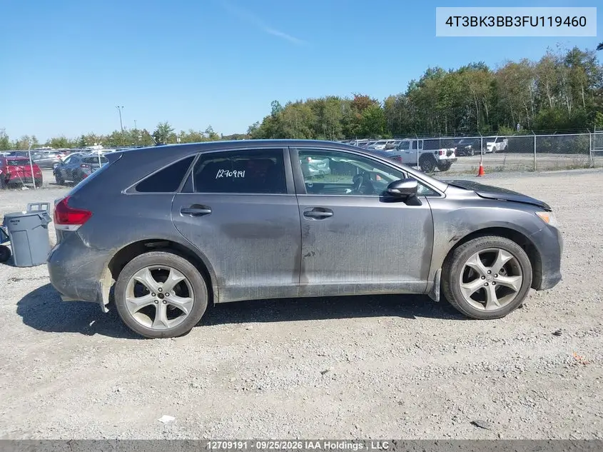 2015 TOYOTA VENZA VIN 4T3BK3BB3FU119460 — фото 14
