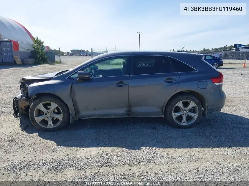 2015 TOYOTA VENZA VIN 4T3BK3BB3FU119460 — фото 15