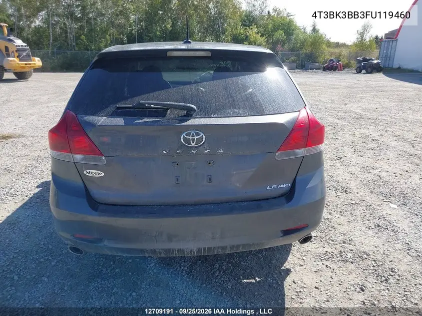2015 TOYOTA VENZA VIN 4T3BK3BB3FU119460 — фото 17