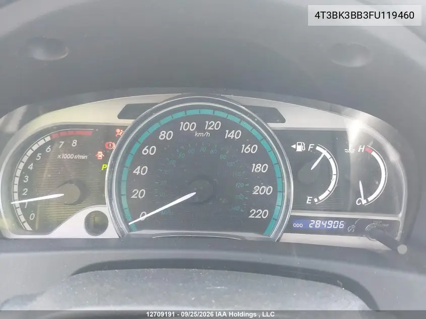 2015 TOYOTA VENZA VIN 4T3BK3BB3FU119460 — фото 7