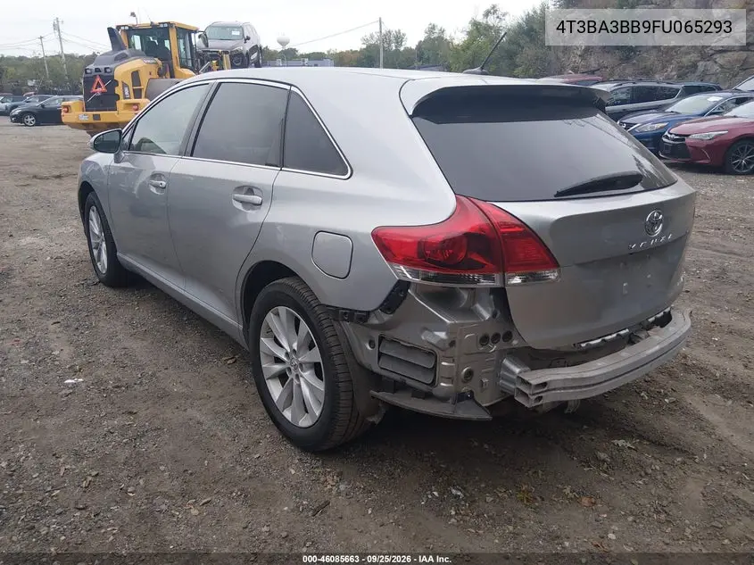 2015 TOYOTA VENZA VIN 4T3BA3BB9FU065293 — фото 3