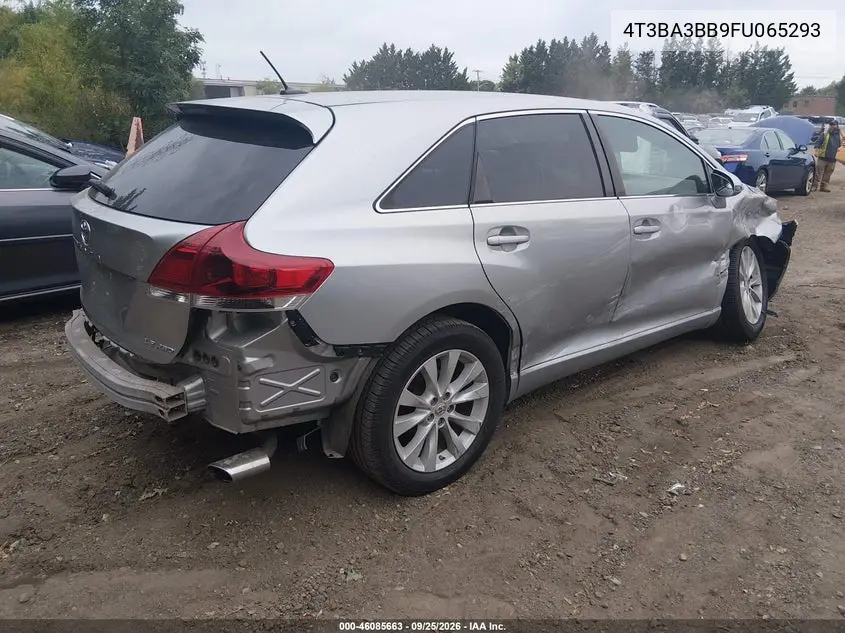 2015 TOYOTA VENZA VIN 4T3BA3BB9FU065293 — фото 4