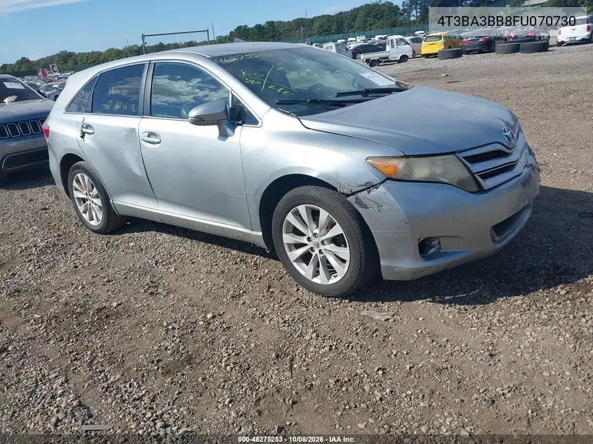 TOYOTA VENZA 2015, VIN 4T3BA3BB8FU070730