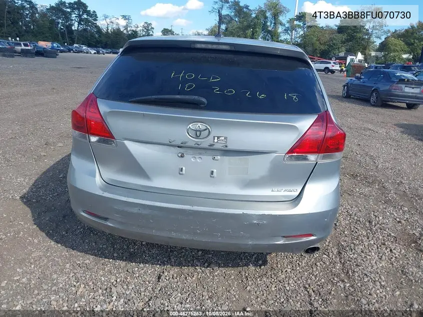 2015 TOYOTA VENZA VIN 4T3BA3BB8FU070730 — фото 16