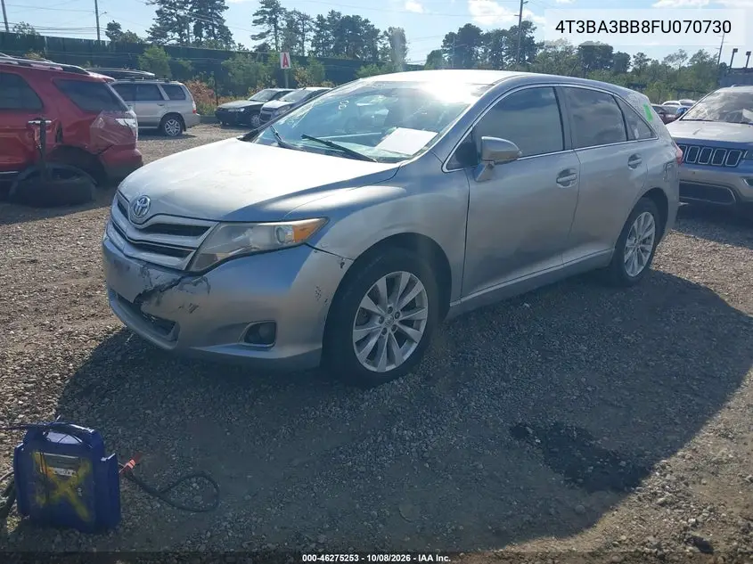 2015 TOYOTA VENZA VIN 4T3BA3BB8FU070730 — фото 2