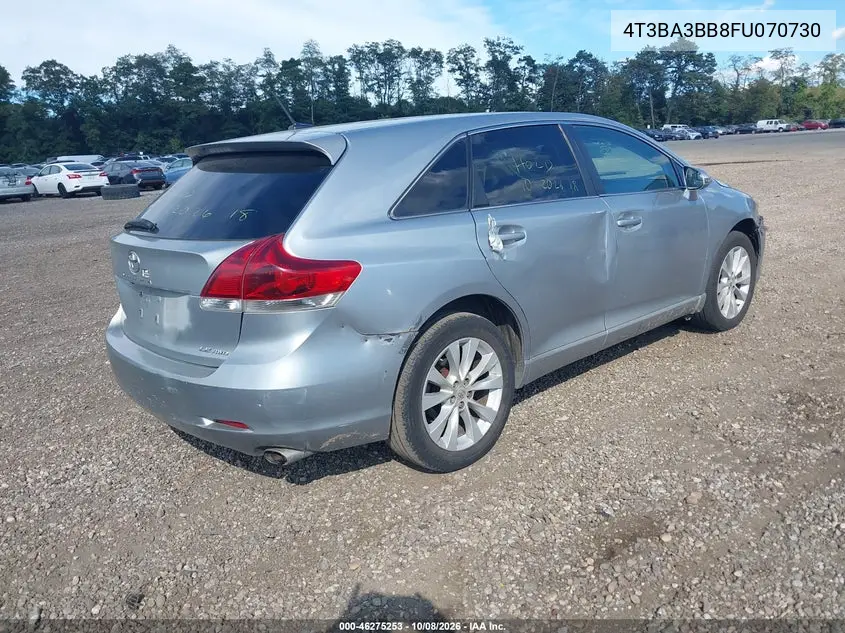 2015 TOYOTA VENZA VIN 4T3BA3BB8FU070730 — фото 4
