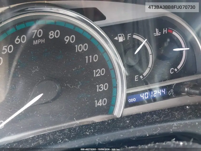 2015 TOYOTA VENZA VIN 4T3BA3BB8FU070730 — фото 7