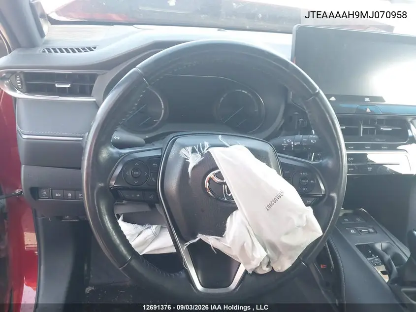 2021 TOYOTA VENZA VIN JTEAAAAH9MJ070958 — фото 19