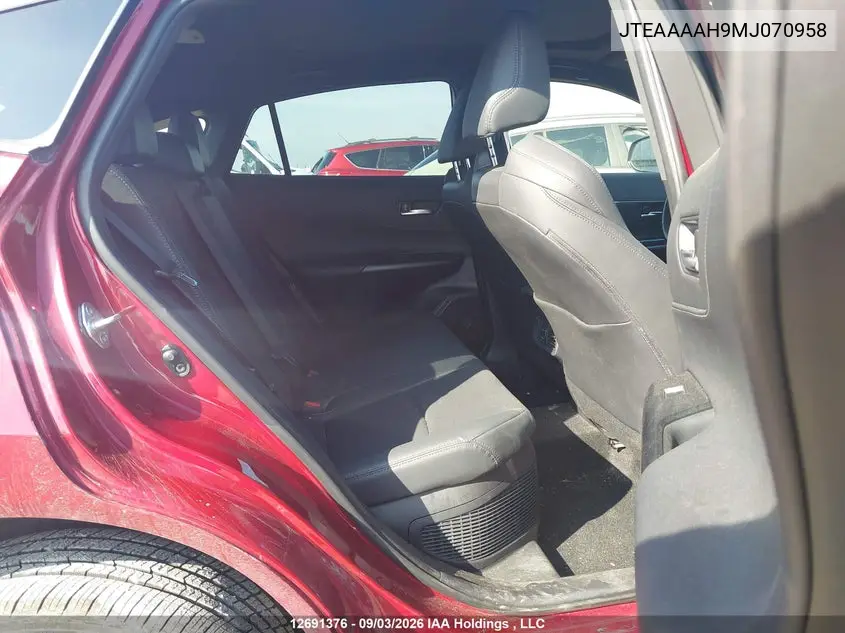 2021 TOYOTA VENZA VIN JTEAAAAH9MJ070958 — фото 8