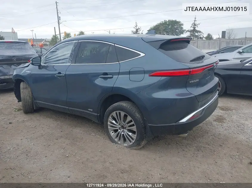 2021 TOYOTA VENZA VIN JTEAAAAHXMJ010915 — фото 14