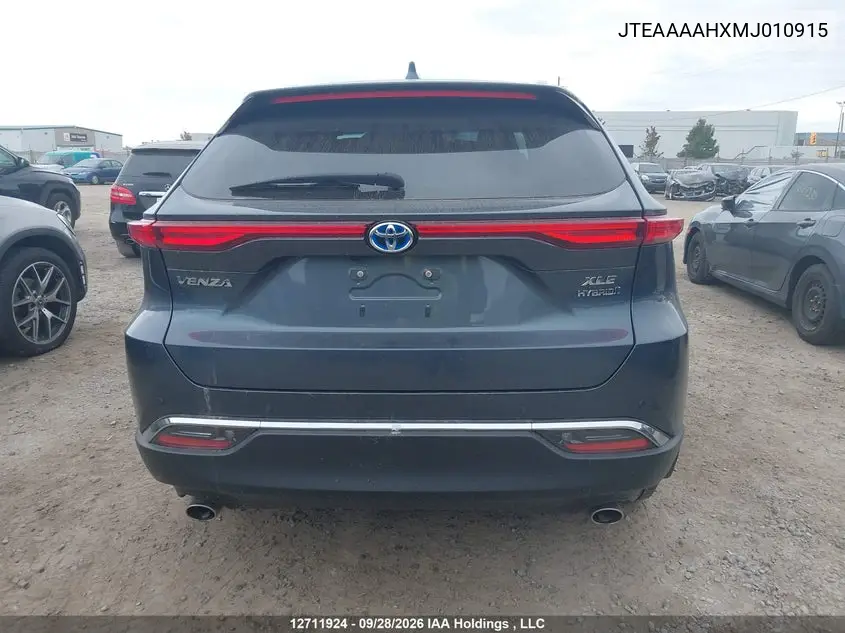 2021 TOYOTA VENZA VIN JTEAAAAHXMJ010915 — фото 16