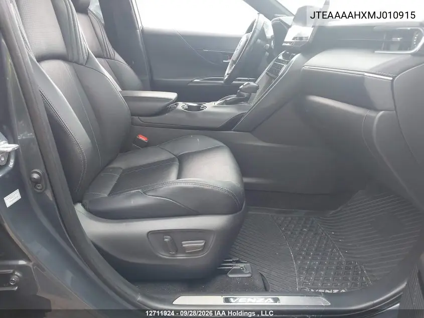 2021 TOYOTA VENZA VIN JTEAAAAHXMJ010915 — фото 5