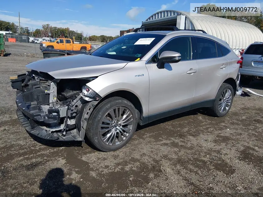 2021 TOYOTA VENZA VIN JTEAAAAH9MJ009772 — фото 2