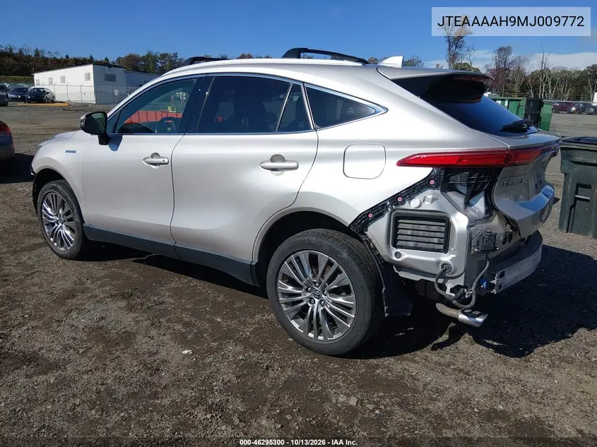 2021 TOYOTA VENZA VIN JTEAAAAH9MJ009772 — фото 3