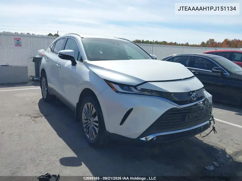 TOYOTA VENZA 2023, VIN JTEAAAAH1PJ151134