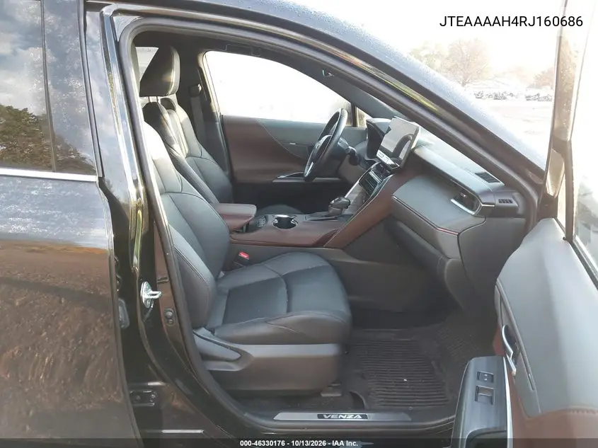2024 TOYOTA VENZA VIN JTEAAAAH4RJ160686 — фото 5