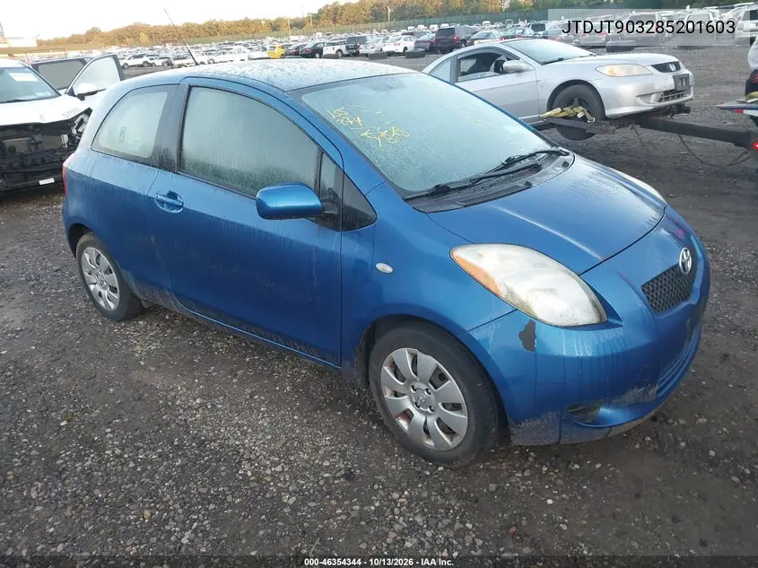 TOYOTA YARIS 2008, VIN JTDJT903285201603