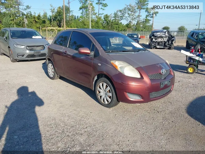 TOYOTA YARIS 2010, VIN JTDJT4K34A5313843