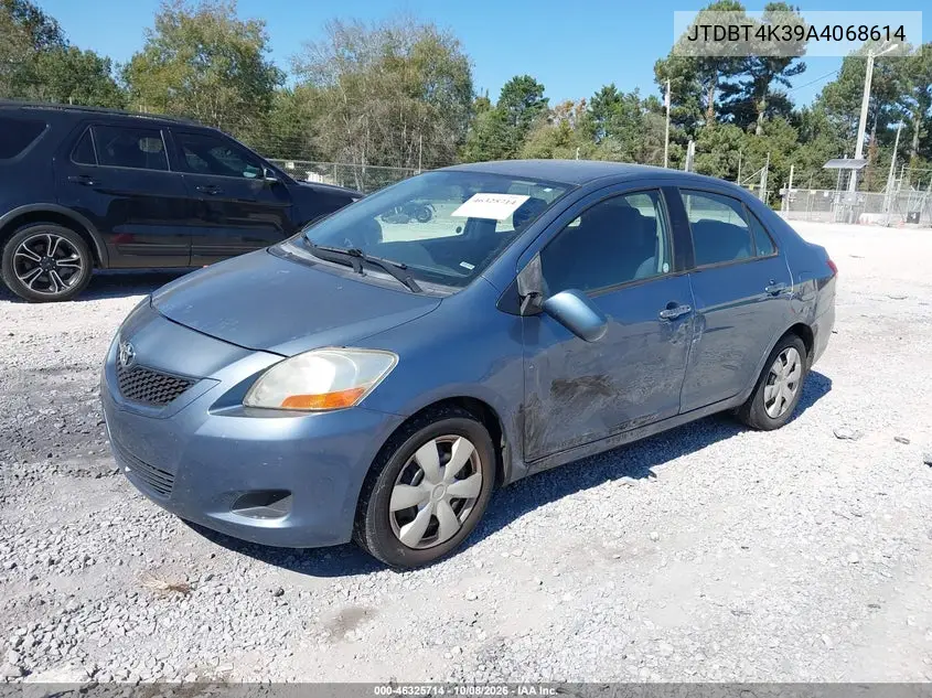 2010 TOYOTA YARIS VIN JTDBT4K39A4068614 — фото 2